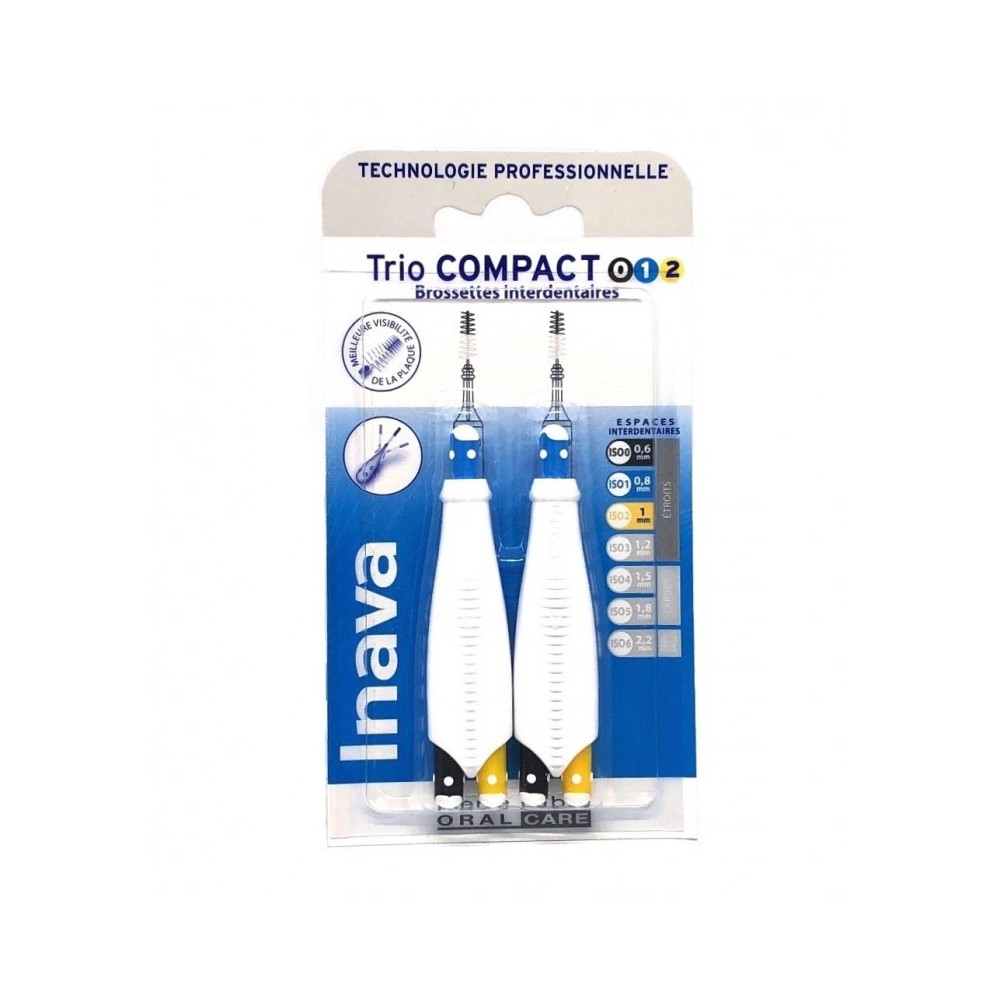 Inava Bros Trio Compact 012 Noir Bleu Jaune