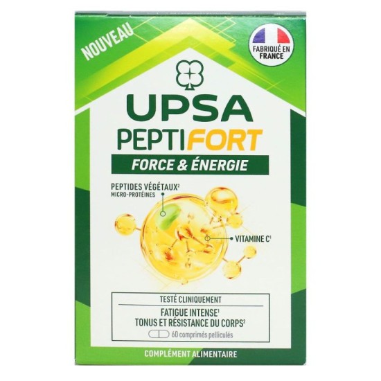 UPSA Pepti Fort Force Énergie 60 comprimés