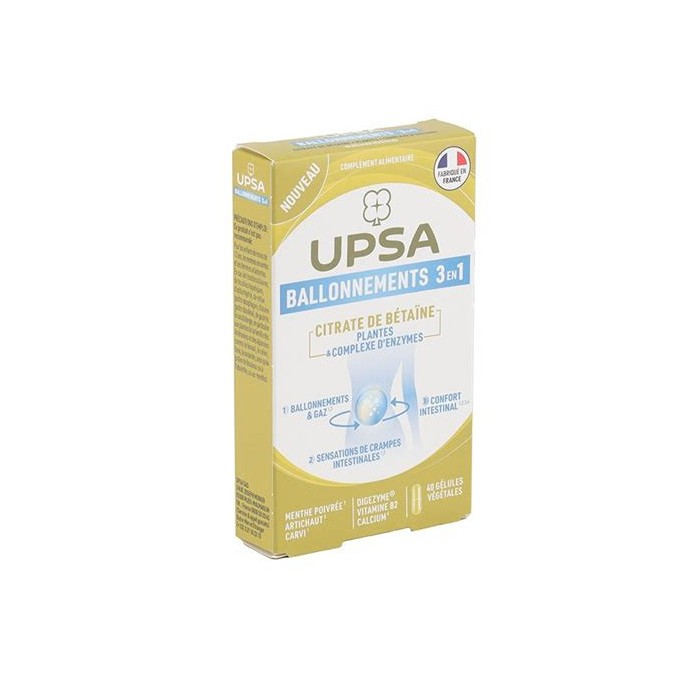 Citrate Ballonnements Gel 40 unités