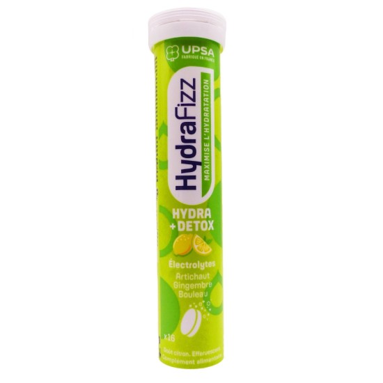 Hydrafizz detox citron 16 comprimés