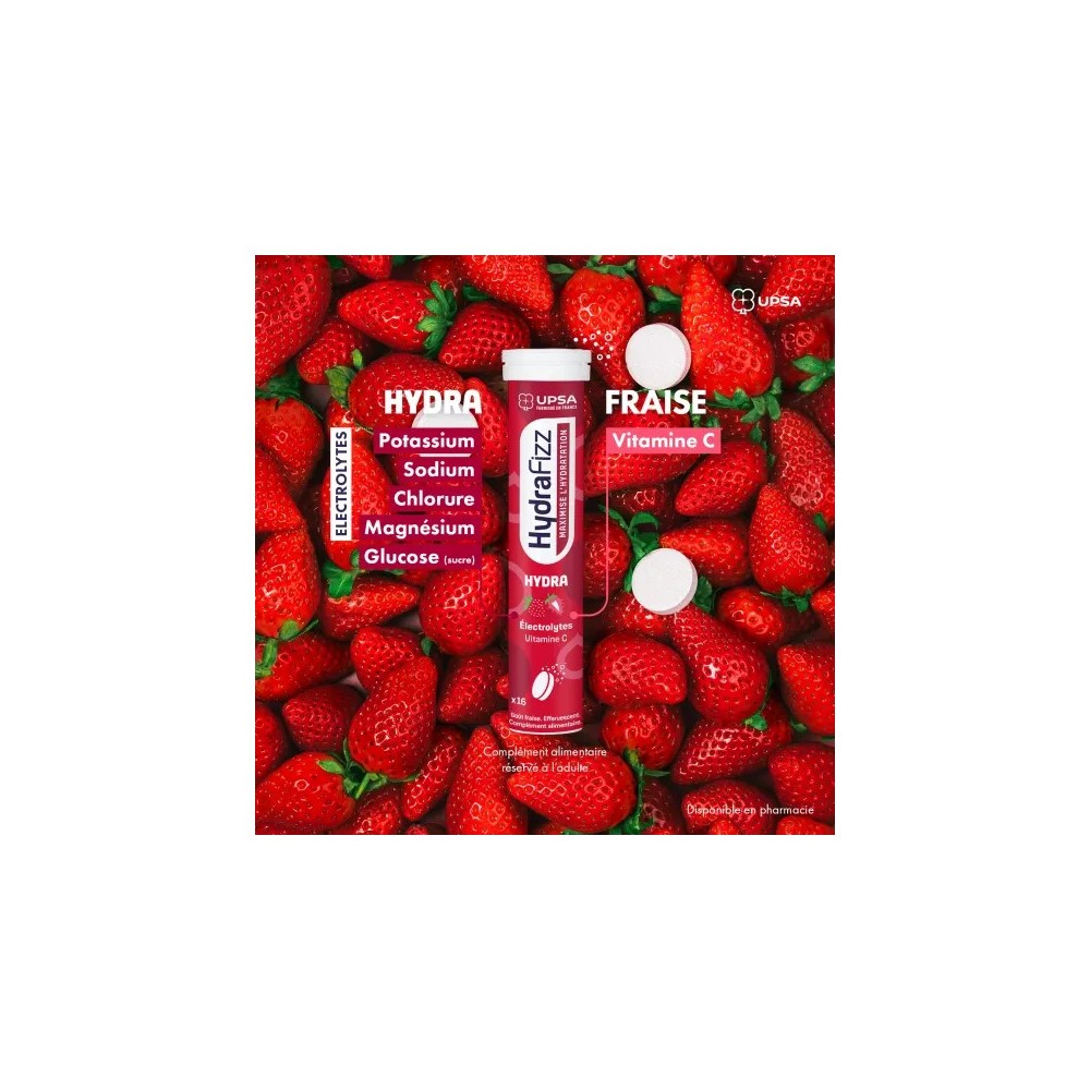 Hydrafizz Fraise Comprimés