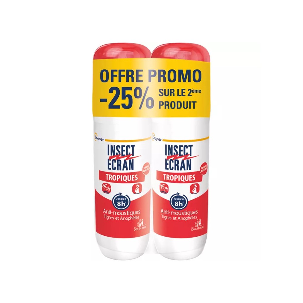 Insect Ecran Tropiques Adultes Spray 75 ml Duo