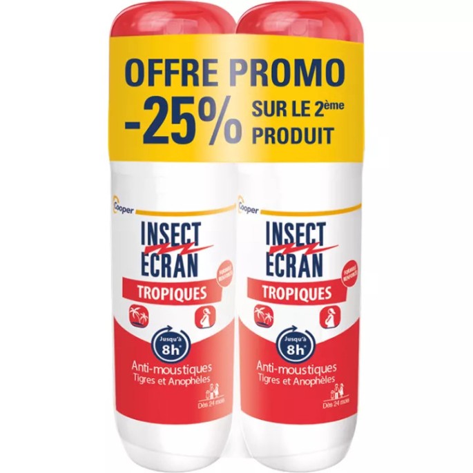 Insect Ecran Tropiques Adultes Spray 75 ml Duo