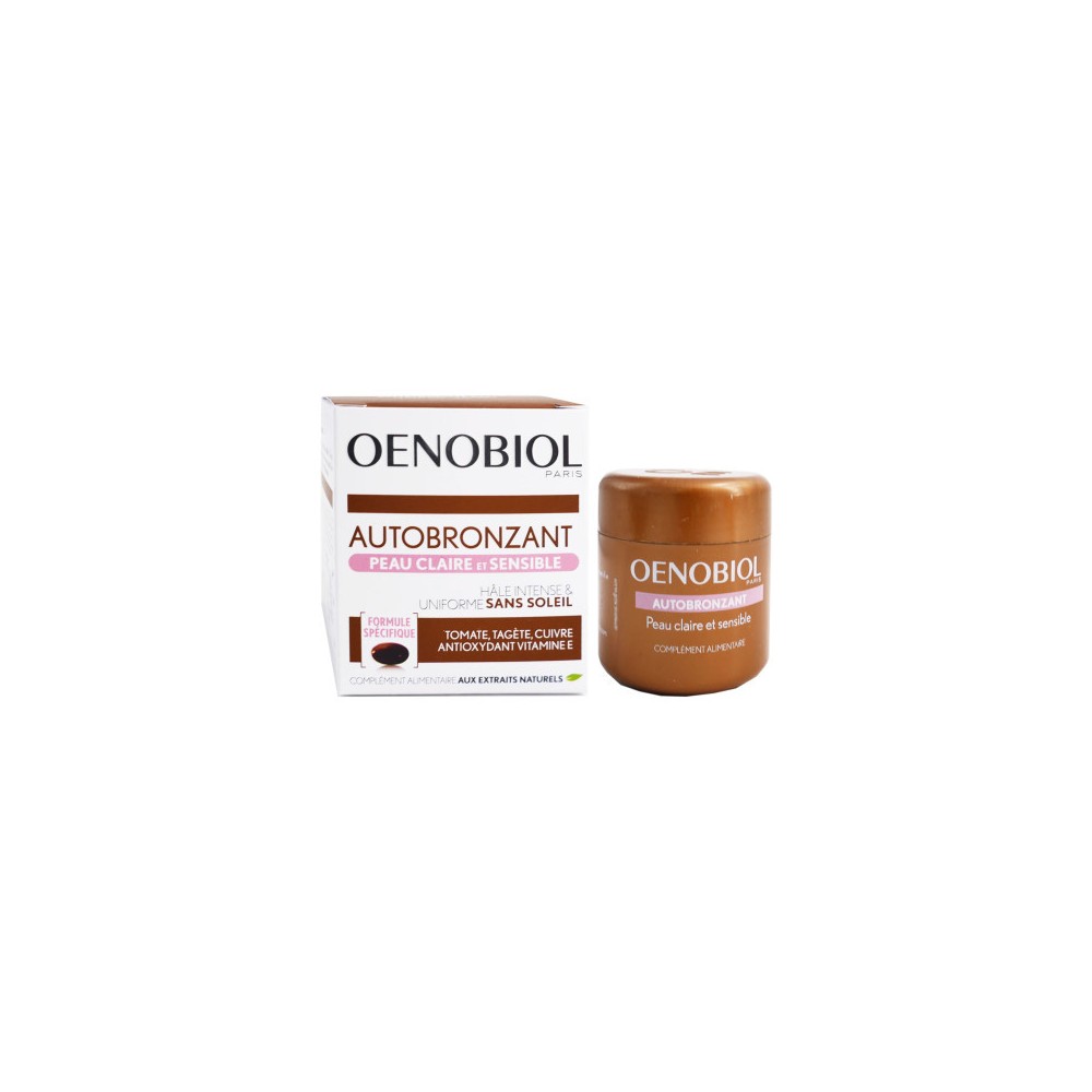 Oenobiol Autobronzant Peau Claire