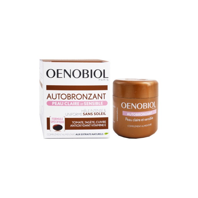 Oenobiol Autobronzant Peau Claire