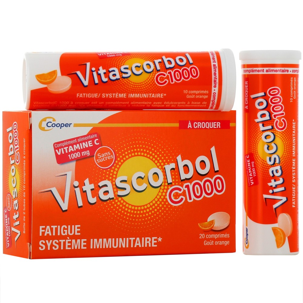 Vitascorbol C 1000 Comprimés Croquants