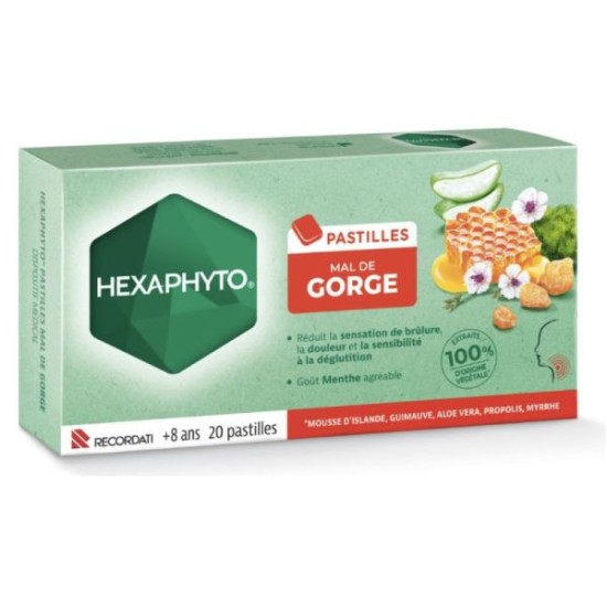 Hexaphyto Mal de Gorge Pastilles