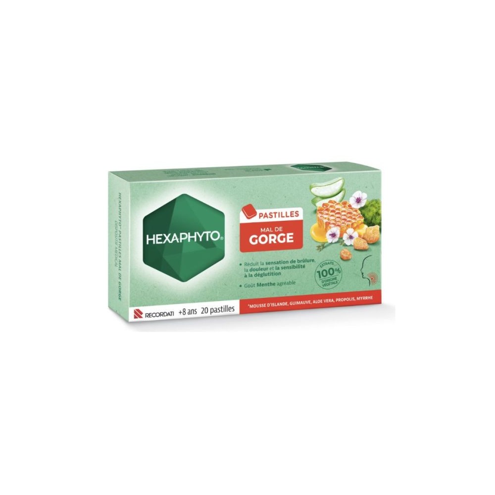 Hexaphyto Mal de Gorge Pastilles