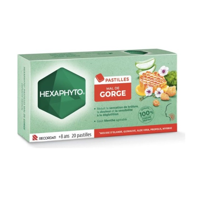Hexaphyto Mal de Gorge Pastilles