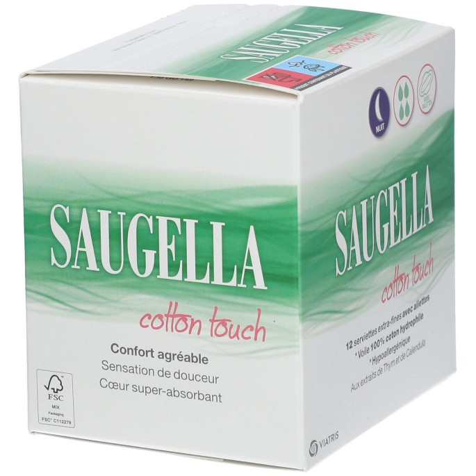 Saugella Cotton Touch Serviette Nuit