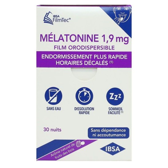 Filmtec mélatonine 1,9 mg