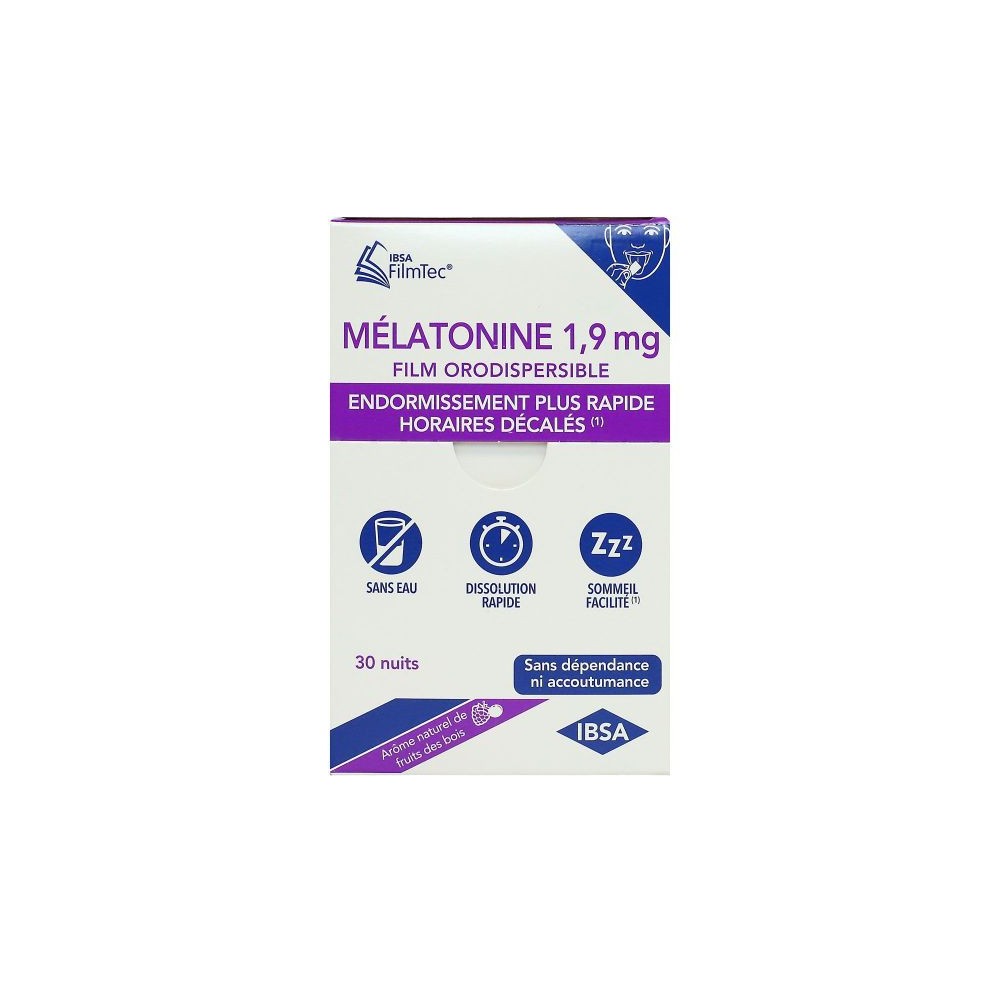 Filmtec mélatonine 1,9 mg