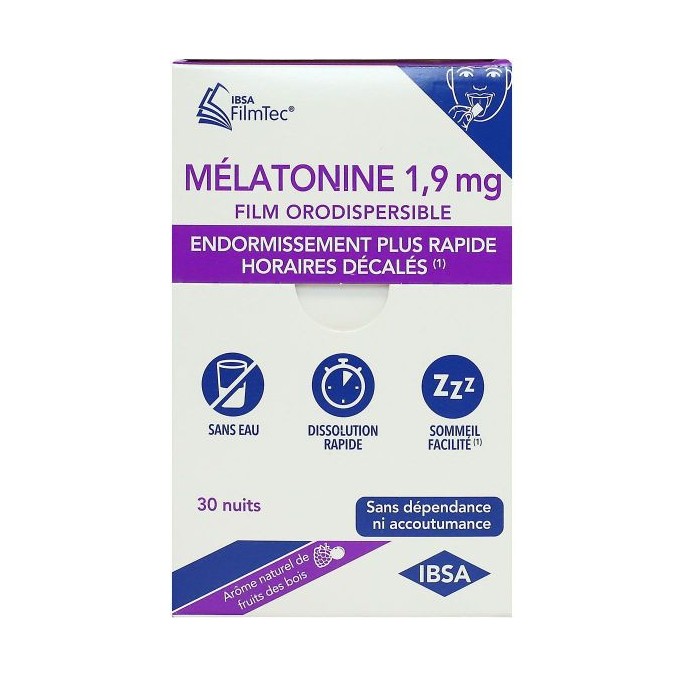 Filmtec mélatonine 1,9 mg