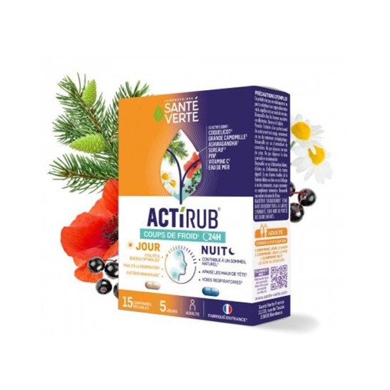SV Actirub Jour Nuit 15 comprimés