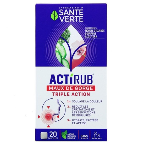 S.V. Actirub Maux de Gorge Triple Action