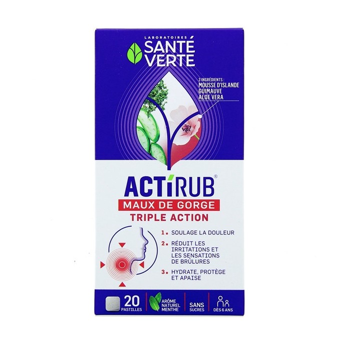 S.V. Actirub Maux de Gorge Triple Action