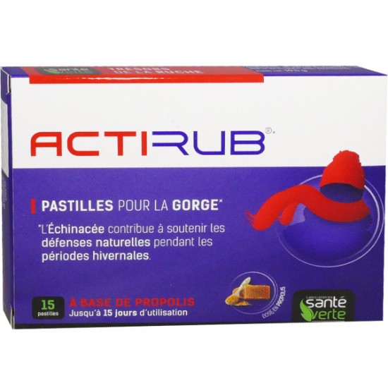 SV Actirub Maux de Gorge Pastille 15