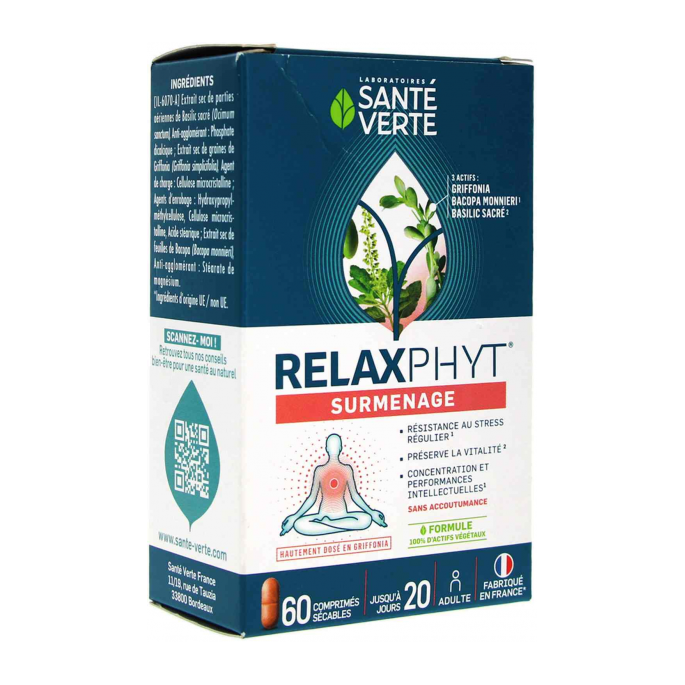 SV Relaxphyt Surmenage - 60 comprimés
