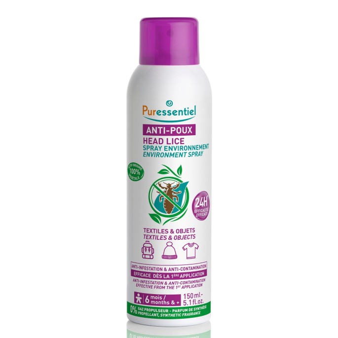 Puressent Poux Spray Environnement 150 ml