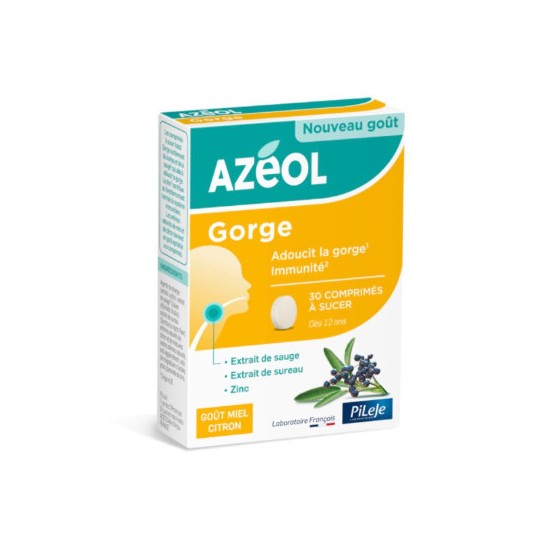 Azeol comprimés à sucer citron miel