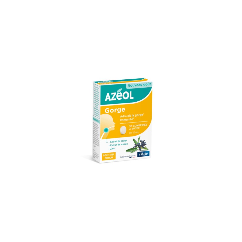 Azeol comprimés à sucer citron miel