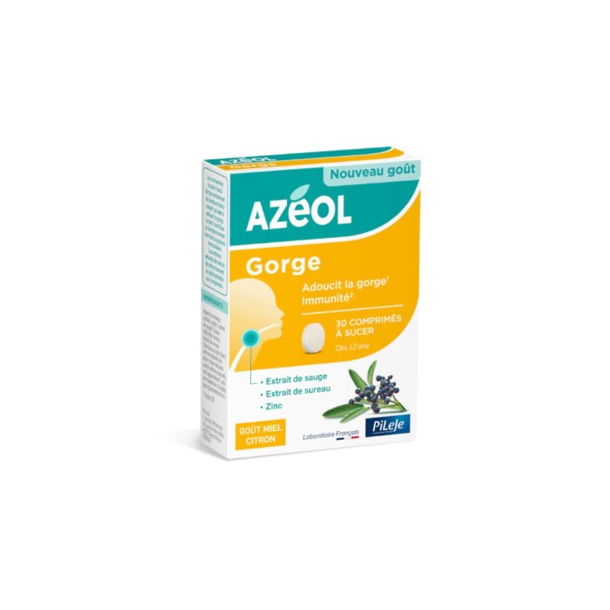 Azeol comprimés à sucer citron miel