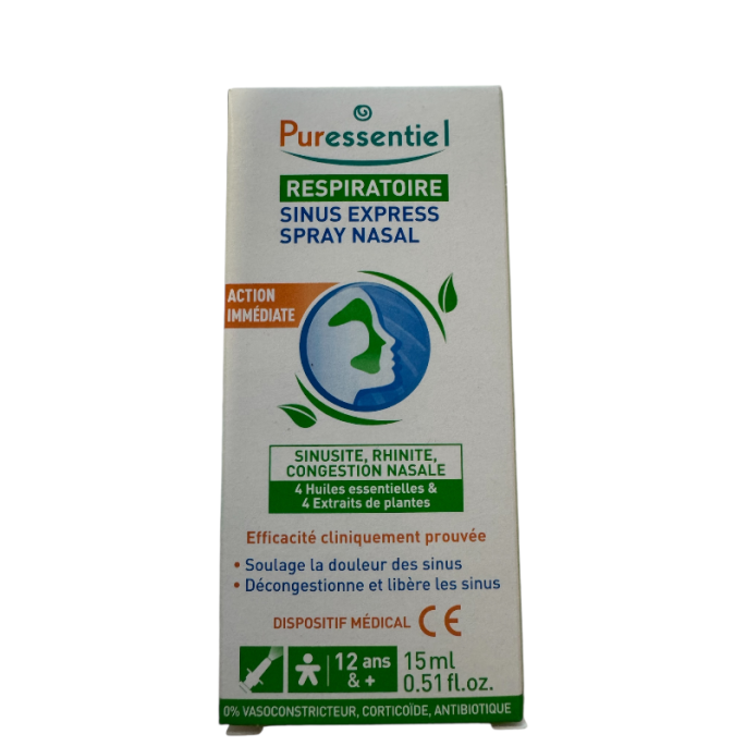 Puressentiel Respiratoire Spray nasal Sinus Express