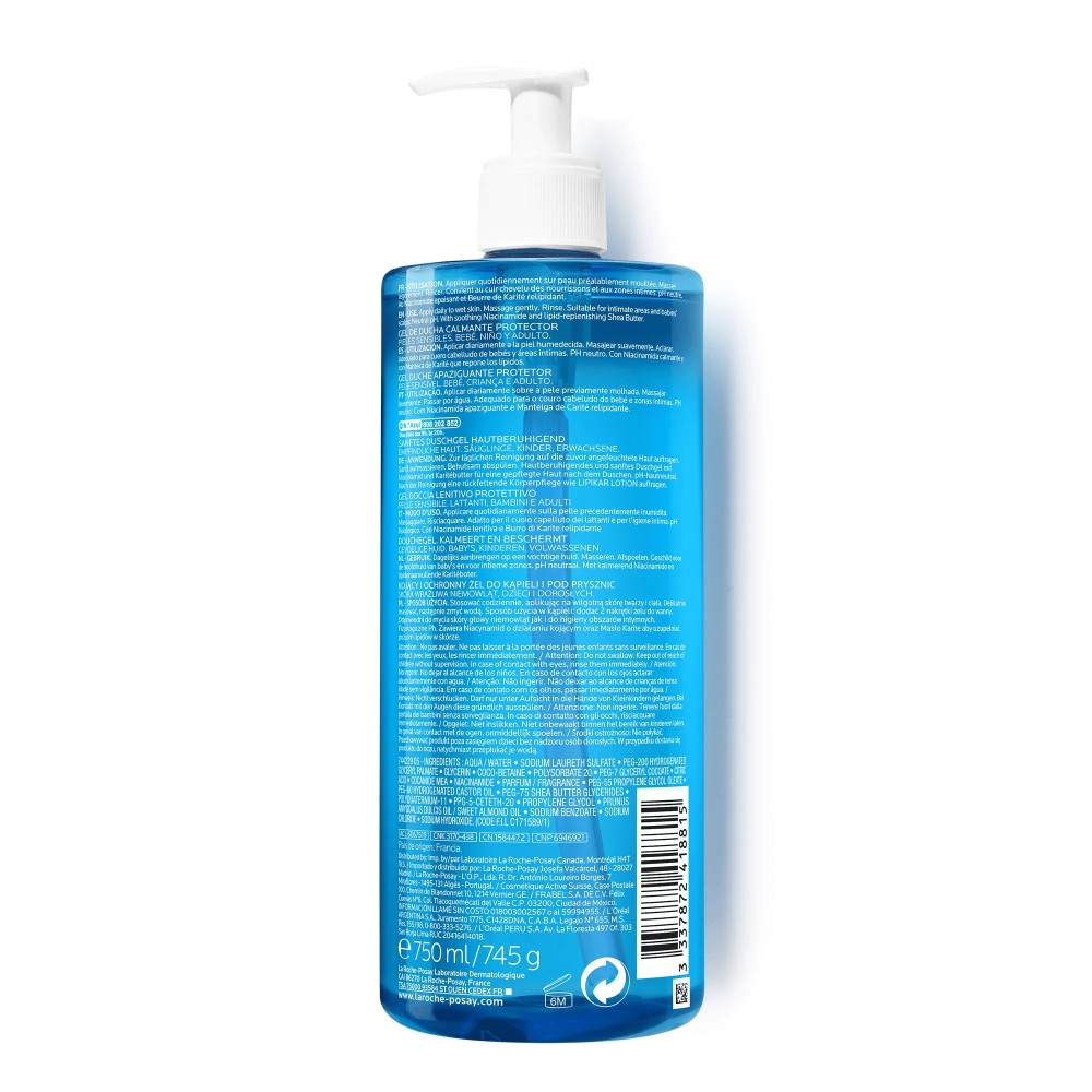 La Roche-Posay Lipikar Gel Lavant 750 ml