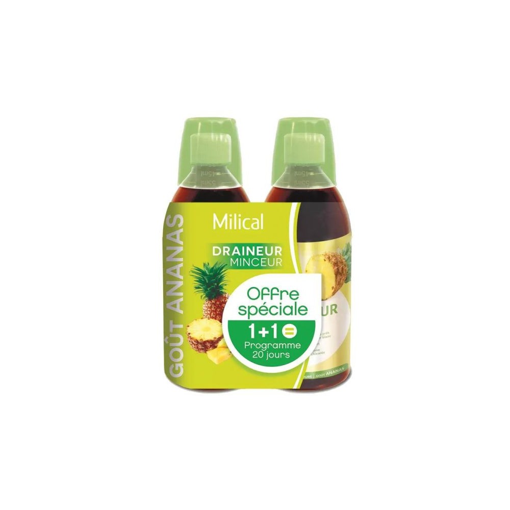 Milical Draineur Ananas - 500 ml