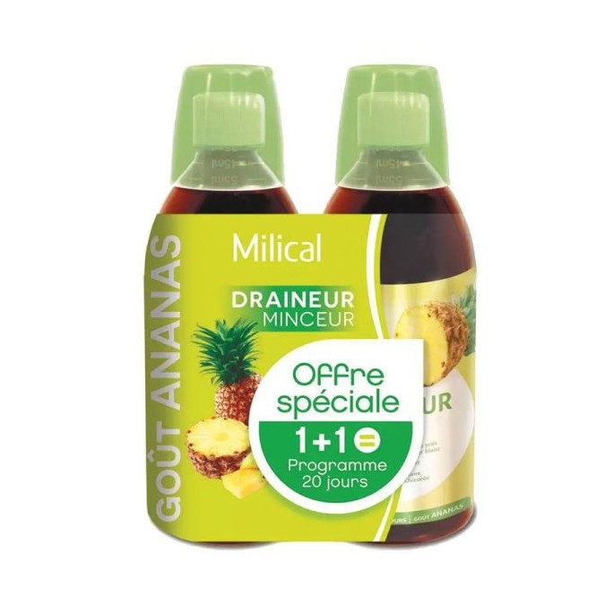 Milical Draineur Ananas - 500 ml