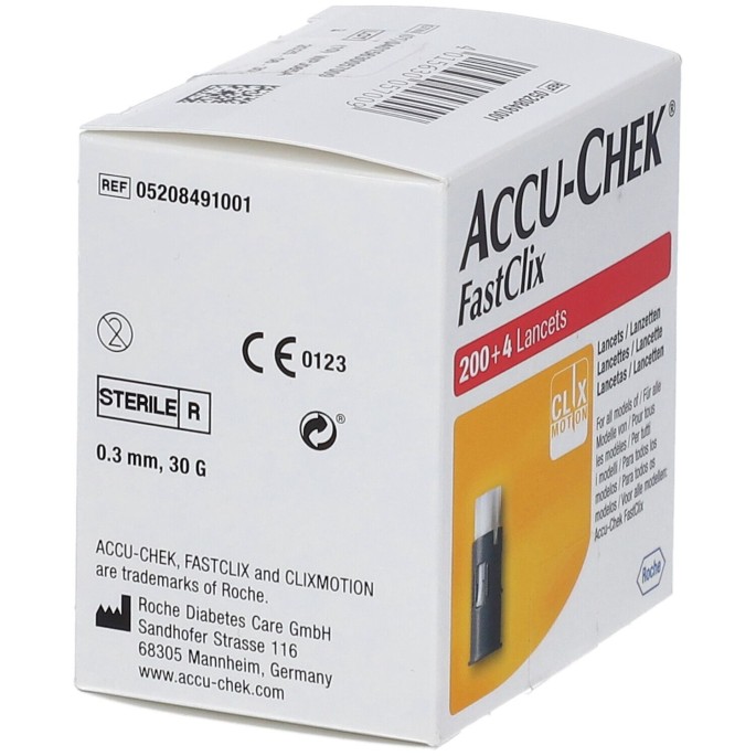 Accu-Chek FastClix Lancettes - 204 unités