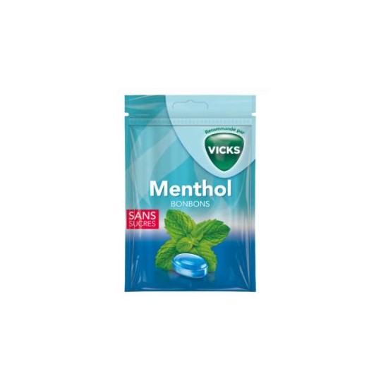 Vicks Bonbons Menthe Verte 72 g