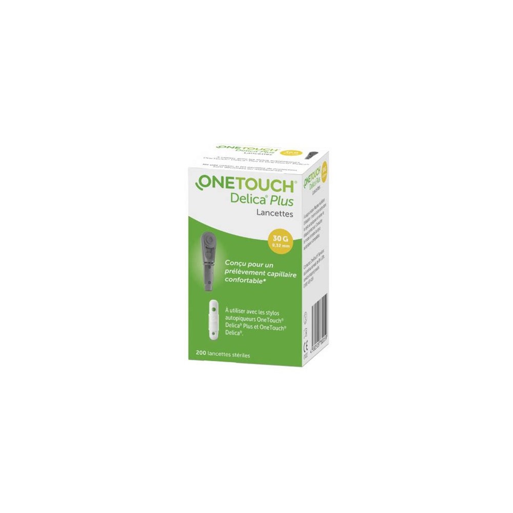 One Touch Delica Plus Lancette - Boîte de 200