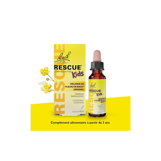 Bach Rescue Kids Gouttes 10 ml