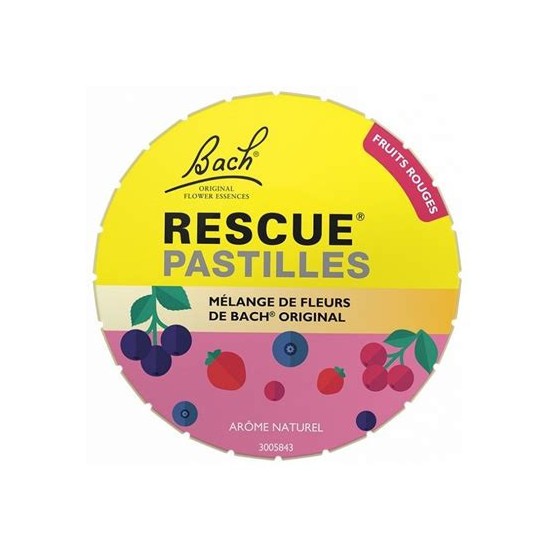 Rescue Pastilles Fruits Rouges 50 g