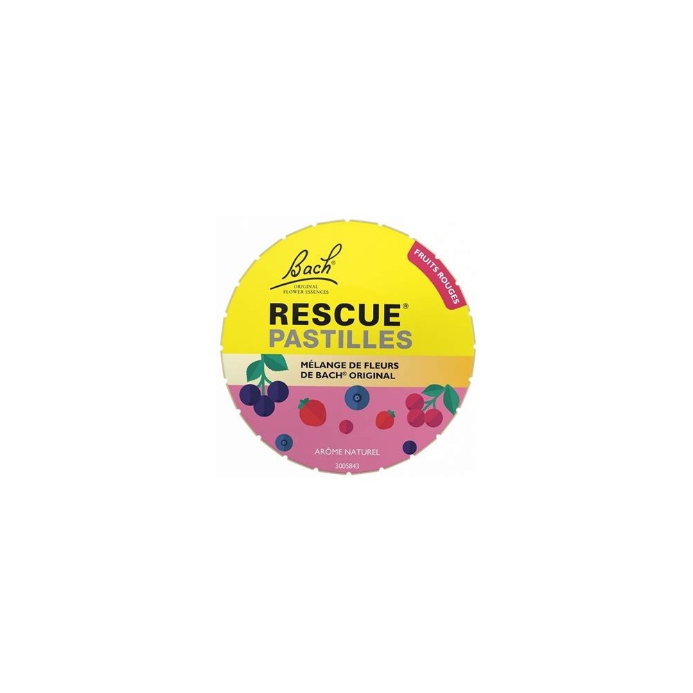 Rescue Pastilles Fruits Rouges 50 g