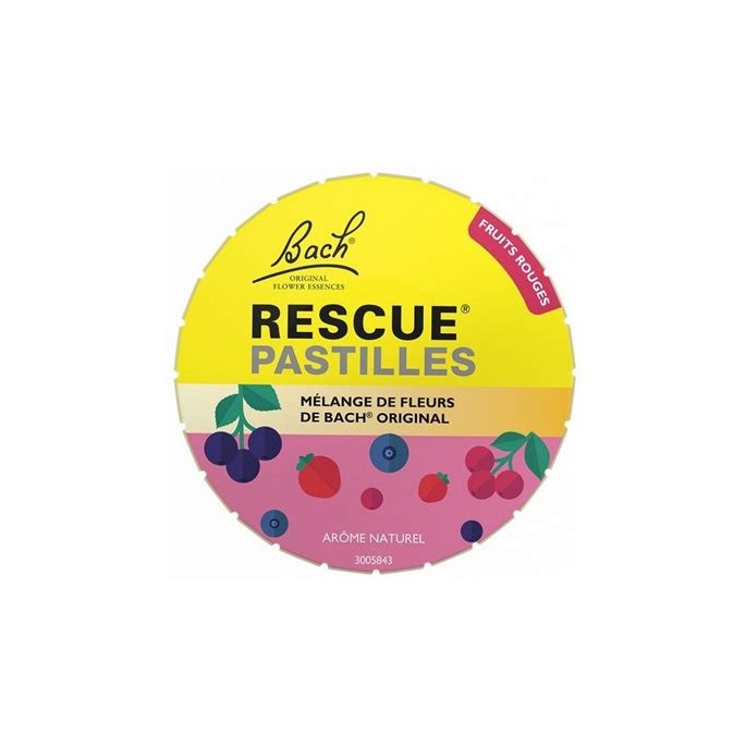 Rescue Pastilles Fruits Rouges 50 g