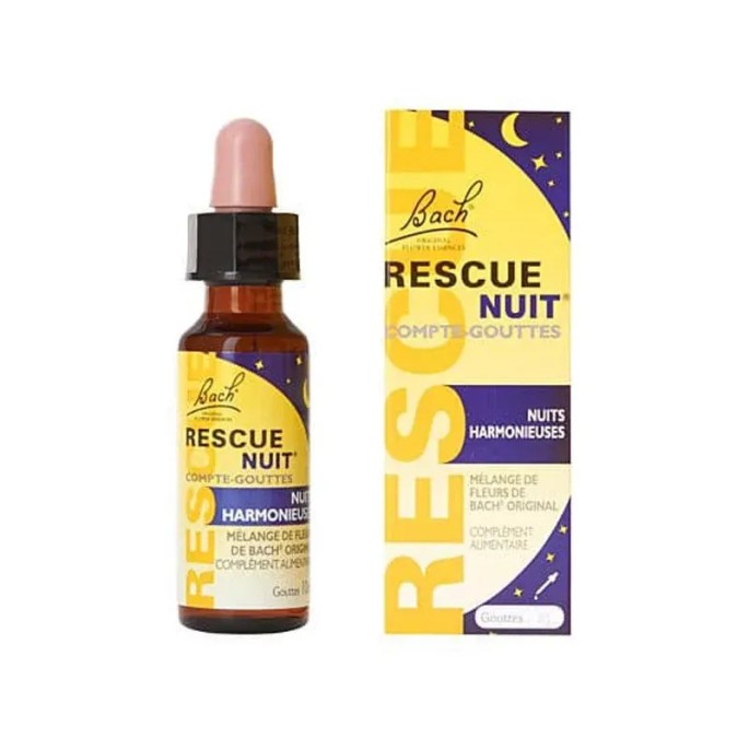 Bach Rescue Nuit Gouttes 20 ml