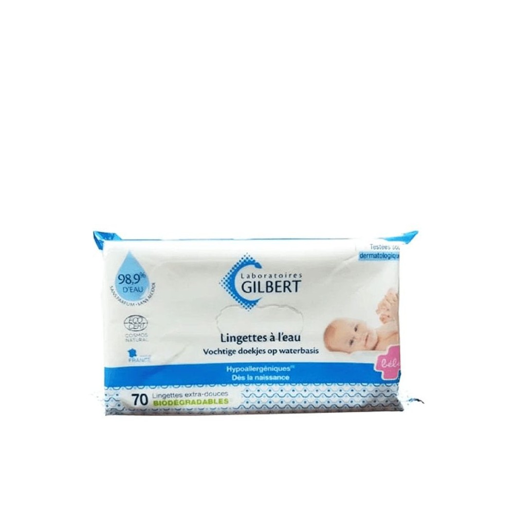 Gilbert Water Wipes Lingettes BB 100 unités