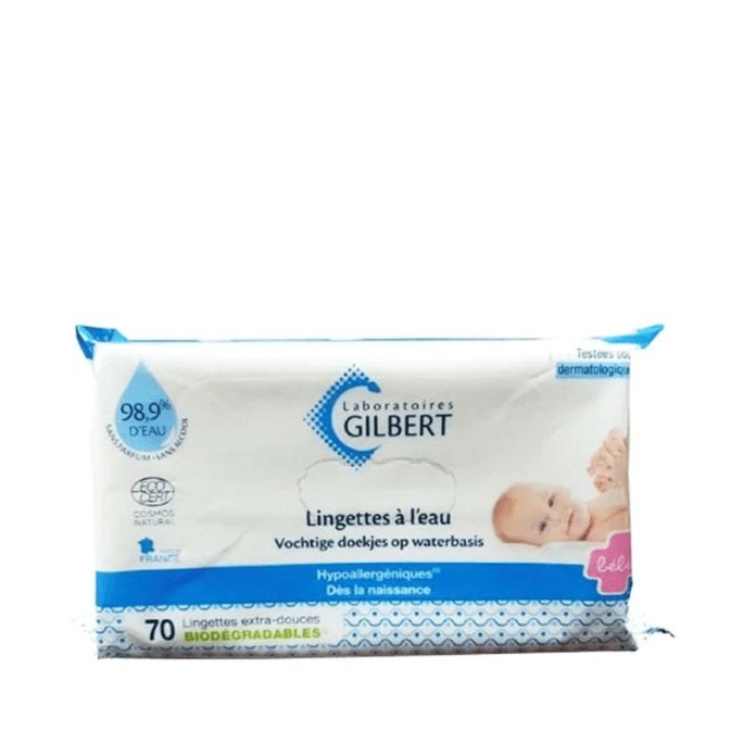 Gilbert Water Wipes Lingettes BB 100 unités