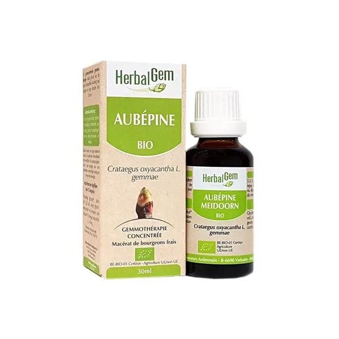 Herbalgem Aubépine Macérat Bio 30 ml