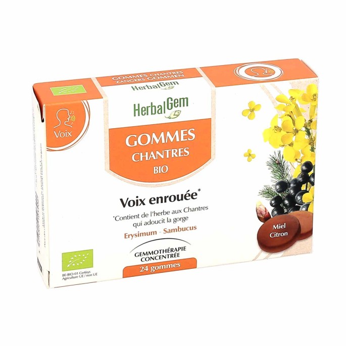 Herbalgem Gom Chantre Bio Voix Enrouée