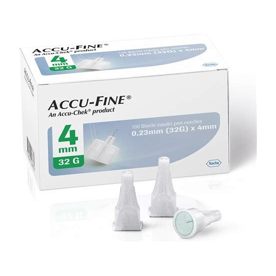 Accu-Fine aiguille stylo injecteur 32G 4 mm