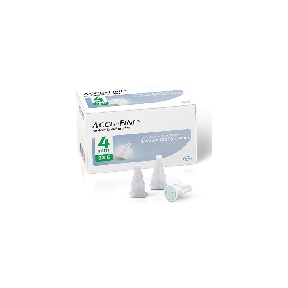 Accu-Fine aiguille stylo injecteur 32g 4 mm