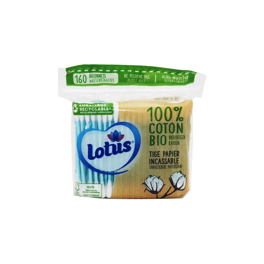 Lotus coton-tiges boîte de 160