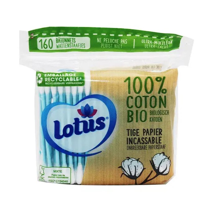 Lotus coton-tiges boîte de 160