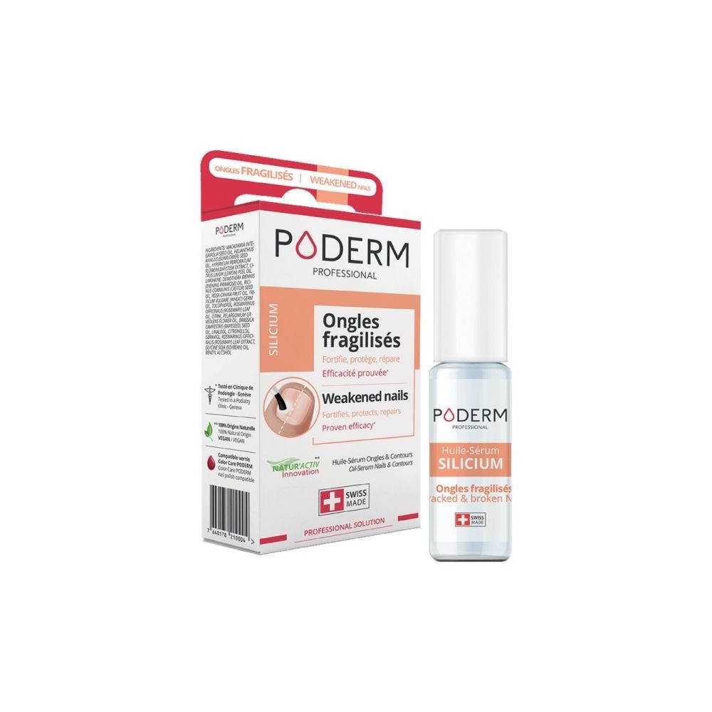 Poderm huile sérum silicium