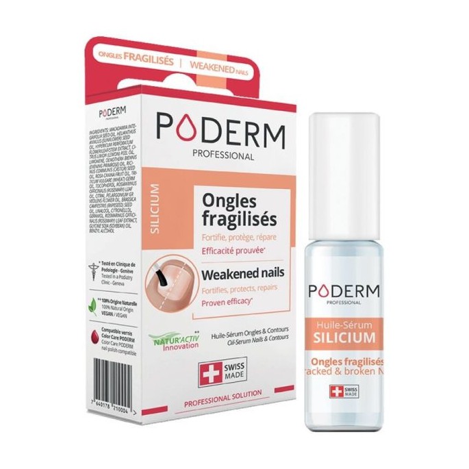 Poderm huile sérum silicium