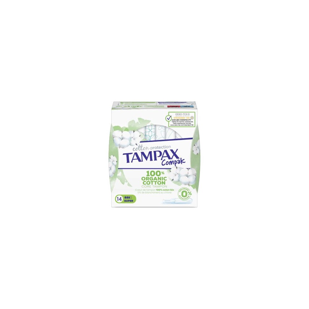 Tampax Compact Bio Super 14 unités