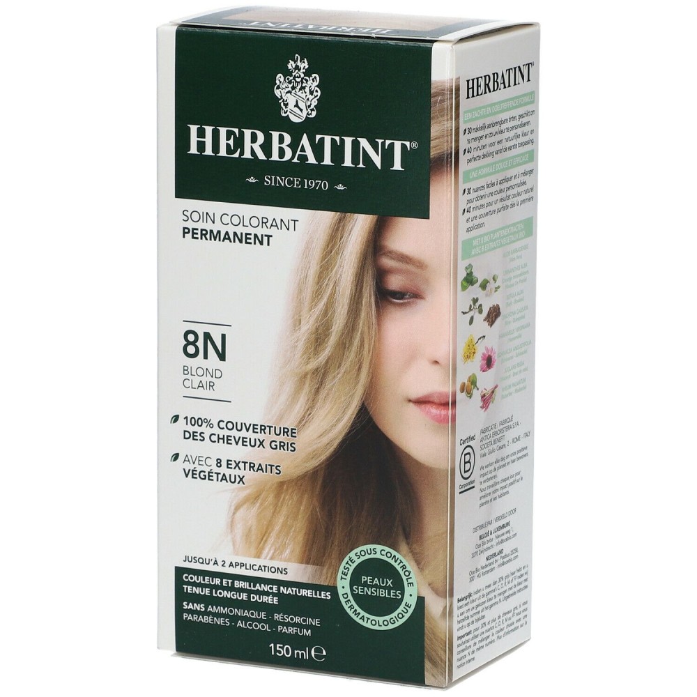 Herbatint Coloration 8N Blond Clair